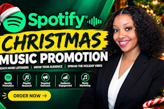 geo your christmas music, spotify music promotion to real music audience