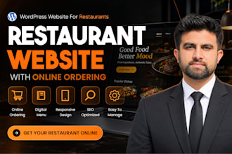 build restaurant website with online ordering