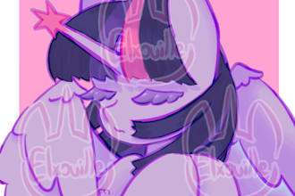 draw a profile picture with your oc