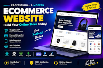build a modern and fully responsive ecommerce website
