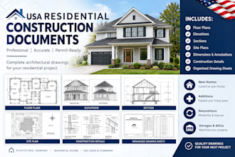 create USA residential construction documents