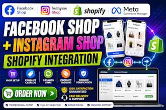 setup facebook shop, integrate with shopify, instagram shop setup
