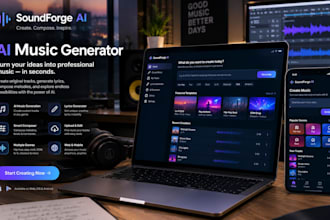 build ai music generator ai music app ai composer app ai music website