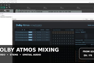 mix your song in dolby atmos for immersive spatial audio