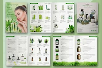 design product catalogue, product booklet that drives customers order