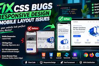 fix CSS bugs, responsive design and mobile layout issues