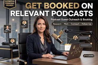 book you as a podcast guest with targeted podcast outreach