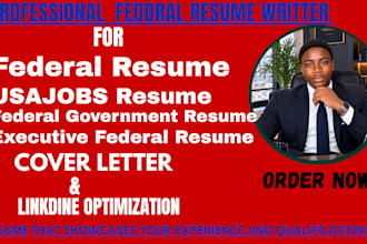 professionally write and optimize your federal resume for usajobs