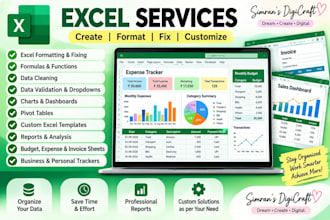 create, format, and fix excel spreadsheets