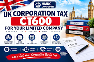 prepare uk corporation tax ct600 for your limited company and hmrc filling