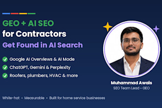 do GEO and ai SEO for contractors to rank in chatgpt and google ai overviews