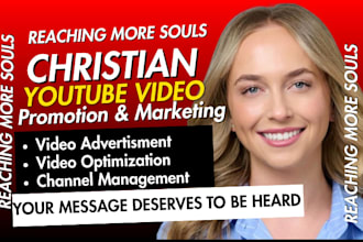 christian youtube video promotion gospel music promotion SEO channel manager