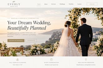 design wedding planner website event planning wedding coordinator rsvp website
