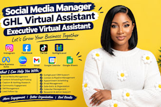 be your instagram social media ghl executive virtual assistant