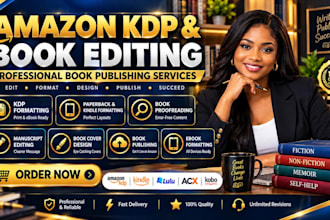 copy editing book editing and formatting book proofreading for amazon KDP