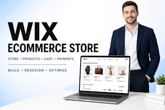 build wix ecommerce store products cart checkout payment gateway business sites