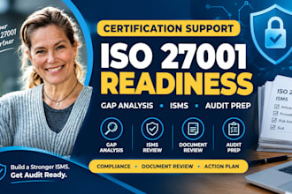 provide iso 27001 certification support, compliance and isms documentation