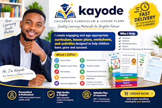 create engaging kids curriculum and lesson plans
