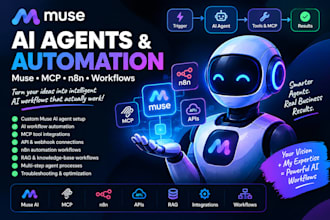 build muse ai agents automation mcp integrations and workflows