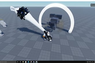 develop roblox game systems, scripts and animations