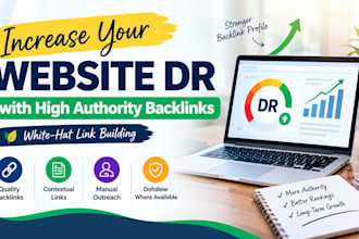 increase your website DR with high authority backlinks