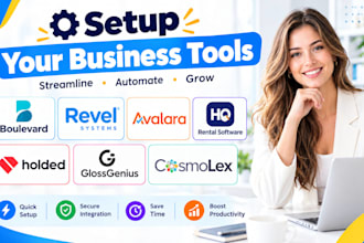 setup boulevard revel  avalara HQ rental software holded glossnius cosmolex