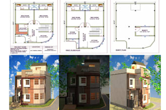 do 2d floor plan, 3d floor plan, city permit drawings, house plans, 3d rendering