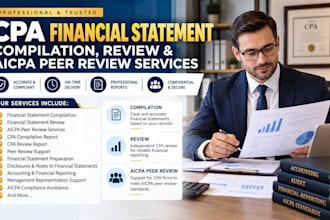 do CPA financial statement compilation, review and aicpa peer review services