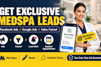 generate exclusive medspa and botox leads with facebook and google ads