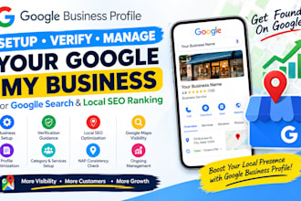 setup verify manage your google my business for search engine local SEO ranking