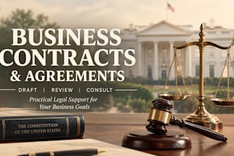 draft and review b2b commercial contracts and business agreements