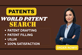 do patent search and draft a professional patent application