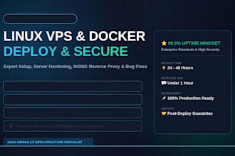 deploy, secure, and fix your linux vps and docker containers