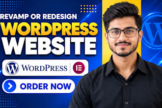 revamp wordpress website and redesign wordpress website professionally