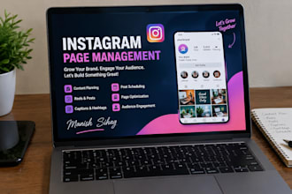 manage your instagram page and grow your social media presence