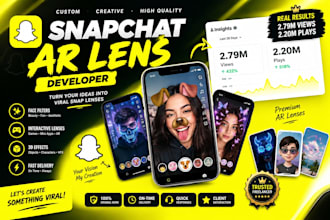 develop a viral snapchat lens using lens studio