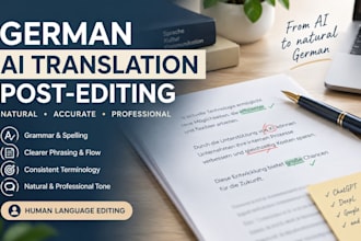 edit and proofread your ai translated german text