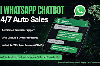 create intelligent whatsapp chatbot with ia automation