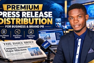 do premium press release distribution to media outlets for business and brand PR