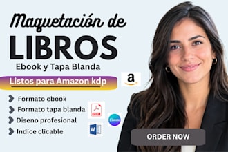 do maquetación ebook, edit or formato tapa blanda amazon KDP diseño de libros
