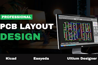 design pcb schematics with gerber files in kicad and ultium designer