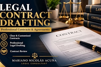draft legal contracts and agreements professionally