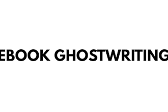 ghostwrite your selfhelp memoir fantasy romance thriller fiction nonfiction book