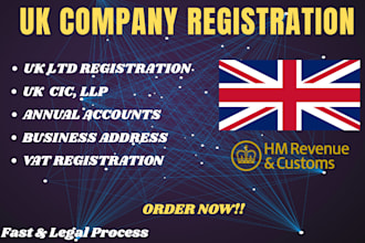 register UK ltd company, setup uk company formation, vat, eori, and utr