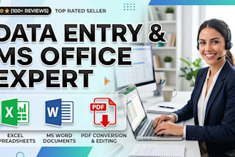 do professional data entry and webresearch
