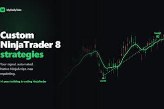 code a custom ninjatrader 8 strategy in ninjascript