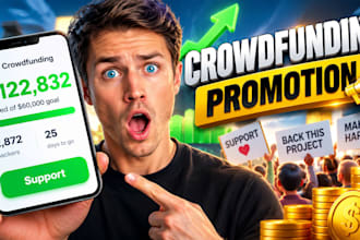 promote crowdfunding campaign kickstarter indiegogo gofundme crowdfunding