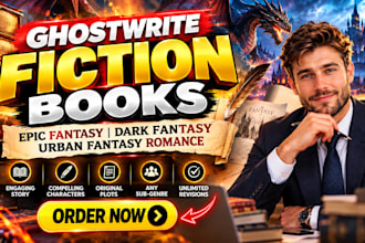 ghostwrite epic fantasy dark fantasy urban fantasy romance fiction books