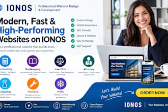 ionos accounting bookkeeping law firm attorney cleaning plumbing hvac website