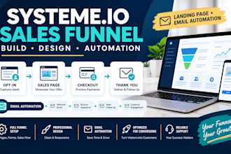 build a systemeio webinar funnel for coaches and course creators
